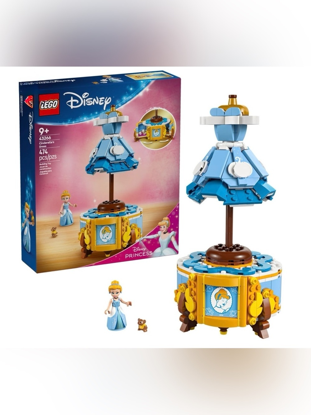 LEGO Disney Princess Cinderella’s Dress Kids With Minidoll Character